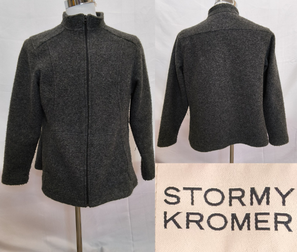 Stormy Kromer Handcrafted Wool Blend Jacket Men's XL Gray #W4972